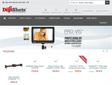 Tablet Screenshot of digishots.pl